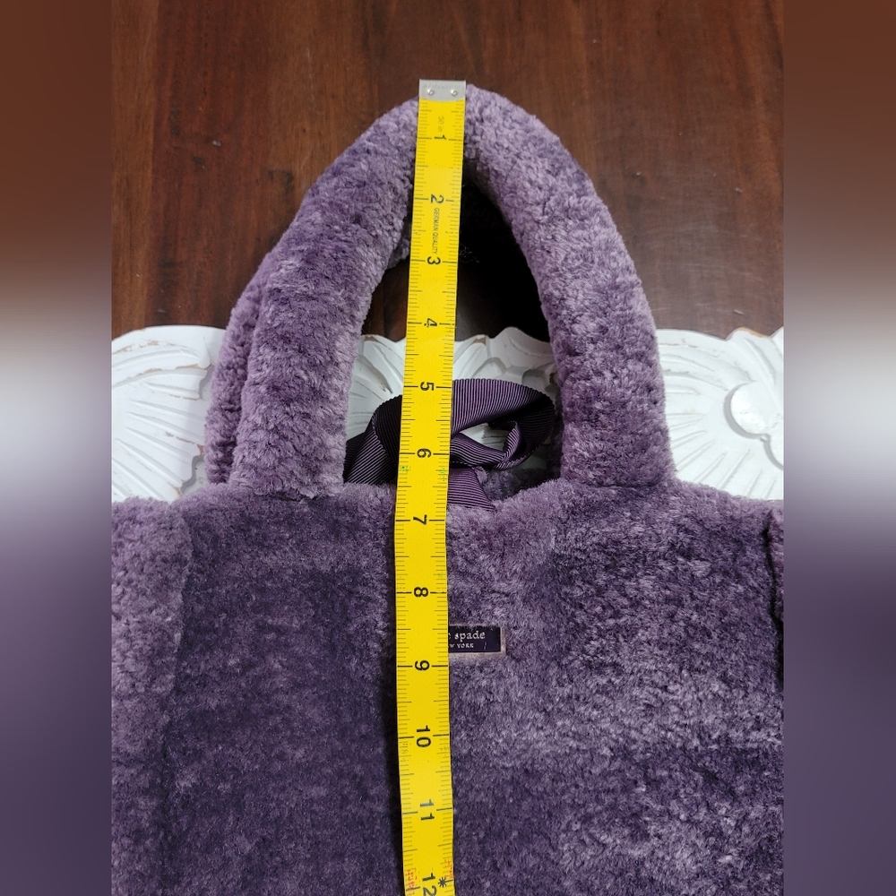 Kate Spade Faux Shearling Tote & Crossbody Bag - Picture 12 of 16